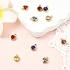 10Pcs 2 Styles 304 Stainless Steel Rhinestone Pendants STAS-YW0002-94-4