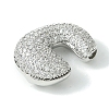 Rack Plating Brass Cubic Zirconia Pendants KK-S378-02P-C-2