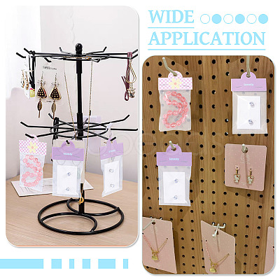 40Pcs 4 Styles Paper Foldable Header Cards CDIS-TA0001-51-1
