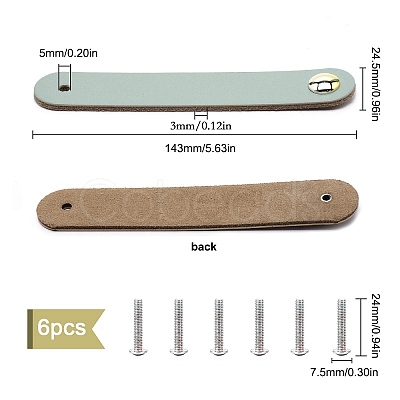 Leather Handle DIY-WH0182-19F-1