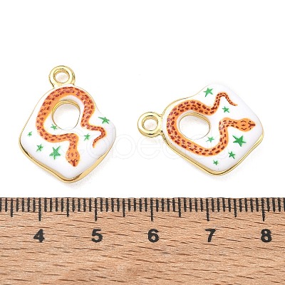 Printed Brass Pendants KK-CBA42CA-04G-04-1