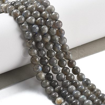 Natural Labradorite Beads Strands X-G-S333-6mm-035-01-1