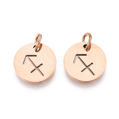304 Stainless Steel Charms STAS-Q201-T445-9R-1