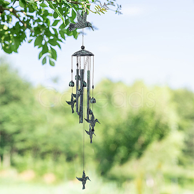 Alloy Wind Chime HJEW-WH0036-34-1