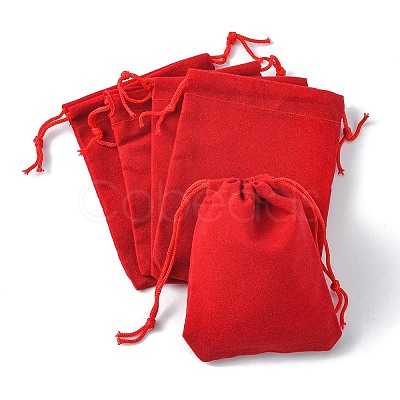 Velvet Cloth Drawstring Bags TP-C001-70X90mm-2-1