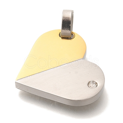 PVD Vacuum Plating 304 Stainless Steel Pendants STAS-U035-28P-1