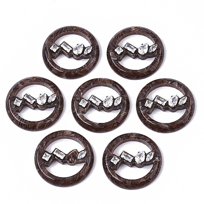 Cellulose Acetate(Resin) Pendants KY-S163-101B-01-1