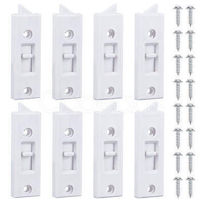 Gorgecraft 4 Pairs Plastic Window Latch Locks KY-GF0001-26B-1