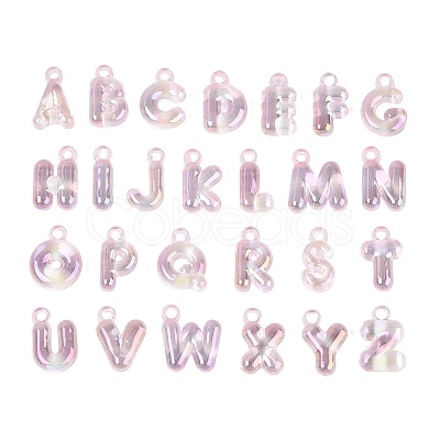 UV Plating Rainbow Iridescent Acrylic Pendants OACR-K003-007E-1