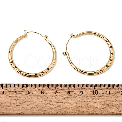 304 Stainless Steel Hoop Earrings for Women SA-CBA37BC-24G-1