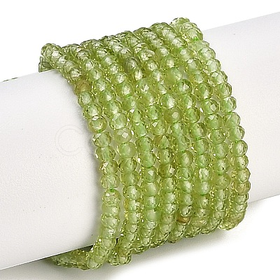 Natural Peridot Beads Strands G-H071-A01-01-1