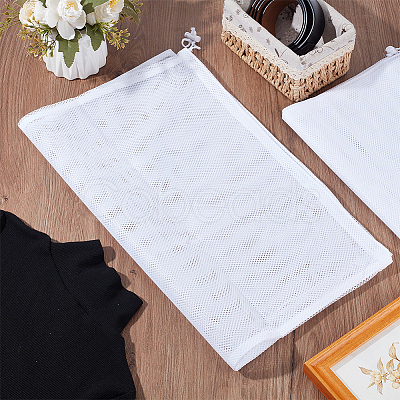 2Pcs Polyester Drawstring Clothing Storage Bags ABAG-GF0001-49B-1
