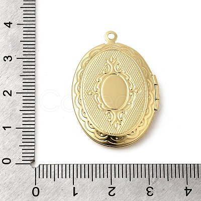 Brass Locket Pendants KK-P342-01B-G-01-1