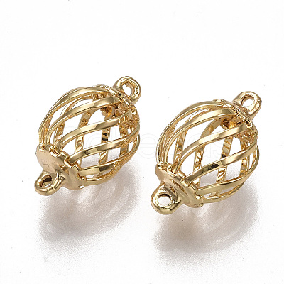 Brass Links connectors X-KK-T038-419G-1