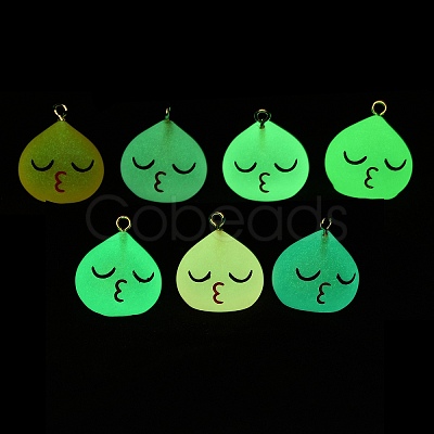 Luminous Resin Cartoon Pendants CRES-Z004-03-1