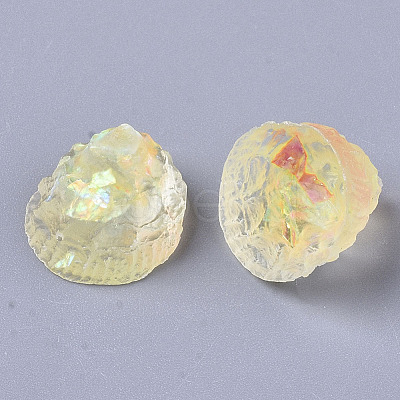 Transparent Epoxy Resin Cabochons CRES-T020-01D-1