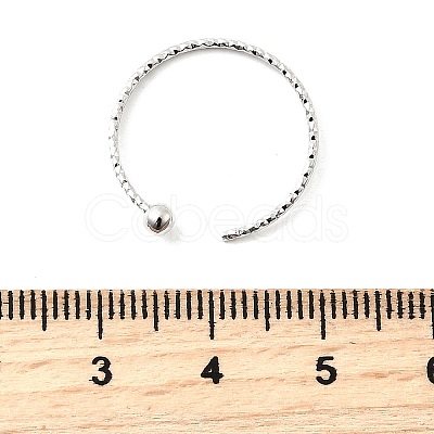 Brass Cuff Ring Settings KK-P337-01P-1