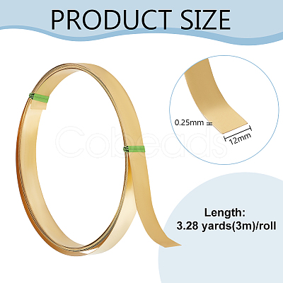 Blank Brass Sheets KK-WH0084-25B-1
