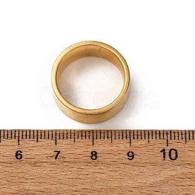 201 Stainless Steel Wide Band Finger Rings RJEW-K252-02E-G-1