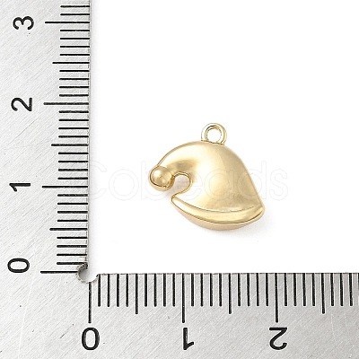Christmas Brass Charms KK-H521-03G-1
