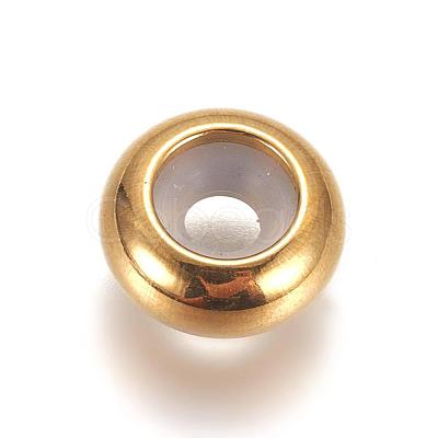 PVD Vacuum Plating 304 Stainless Steel Beads STAS-L222-41C-G-1