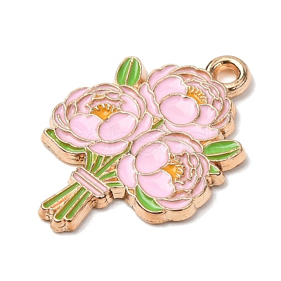 Alloy Enamel Pendants ENAM-I089-02G-06-1