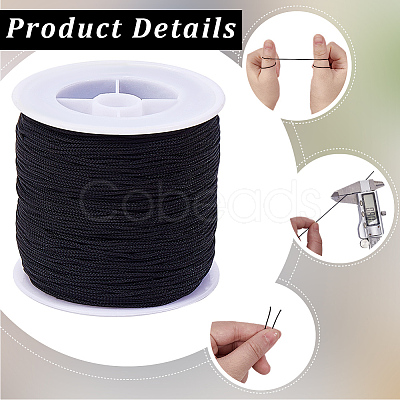 1 Roll Braided Nylon Cord NWIR-CY0001-02B-1