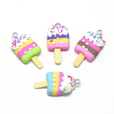 Handmade Polymer Clay Pendants X-CLAY-Q240-022-1