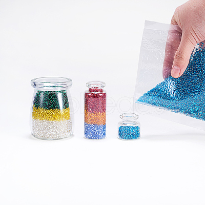 FGB 12/0 Transparent Glass Seed Beads SEED-OL0001-02-02-1