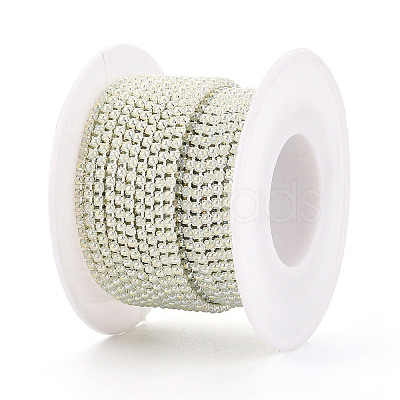 Iron & ABS Imitation Pearl Cup Chains CH-T007-01A-05-1