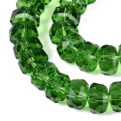 Transparent Glass Beads Strands GLAA-Q114-01A-A12-1