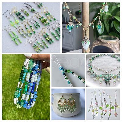 400Pcs 8 Colors Glass Seed Beads GLAA-SC0003-03A-1