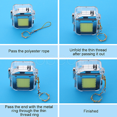 Polyester Cord Mobile Making Cord Loops AJEW-WH0504-56-1