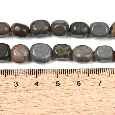 Natural Picasso Stone/Polychrome Jasper Beads Strands GG-CBA787B-A30-1