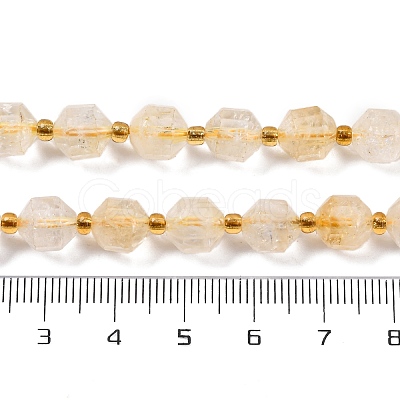 Heated Natural Citrine Beads Strands G-C171-D02-02-1