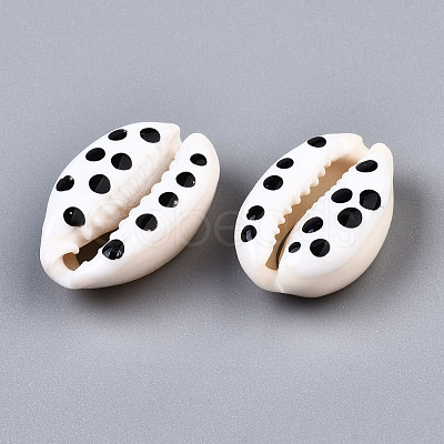 Natural Cowrie Shell Beads SHEL-Q312-006A-1