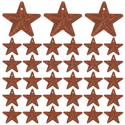 60Pcs Iron Pendants IFIN-GF0001-42C-1
