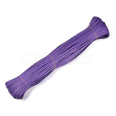 Braided Imitation Leather Cords LC-S002-5mm-09-1