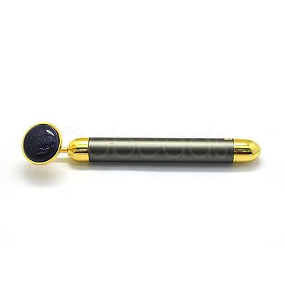 Synthetic Blue Goldstone Electric Massage Sticks G-E515-13I-1