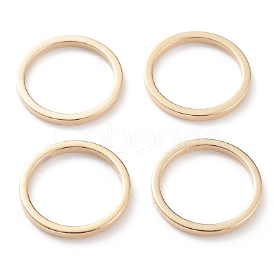 Brass Linking Rings KK-Y003-03E-G-1