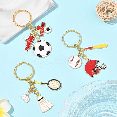 Alloy Enamel Keychain KEYC-FS00030-02-1