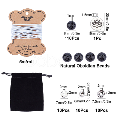 SUNNYCLUE DIY Wrap Style Buddhist Jewelry Bracelet Making Kits DIY-SC0014-30B-1