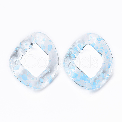 Transparent Acrylic Linking Rings OACR-N009-015A-B10-1