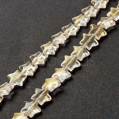 Transparent Glass Beads Strand GLAA-K057-01L-1