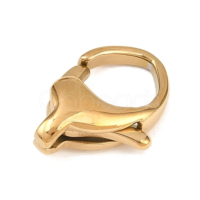 316 Stainless Steel Lobster Claw Clasps STAS-C154-02B-G-1