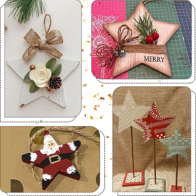 50Pcs Wood Cutouts DIY-SP0004-64A-01-1