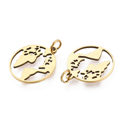 201 Stainless Steel Pendants STAS-S105-T562D-2-1