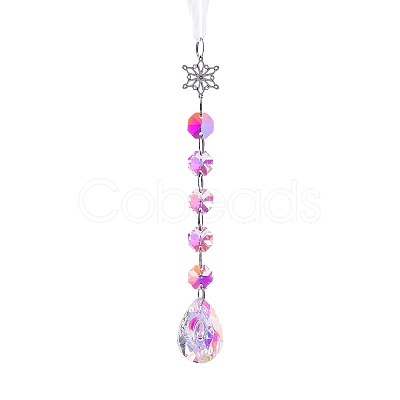 Metal Snowflake Hanging Ornaments PW-WGEE7F3-06-1