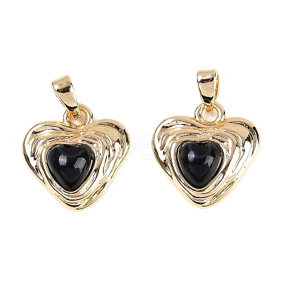 Brass Charms KK-U043-51G-02-1
