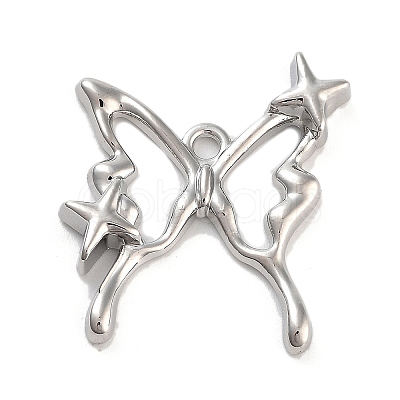 Silver Alloy Pendants PALLOY-U003-08D-S-1